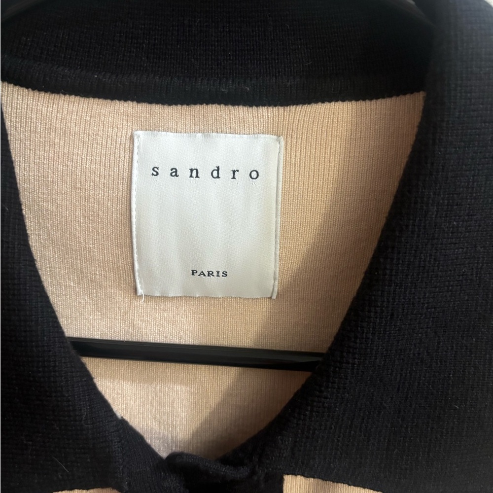 Sandro Cher Cropped Cardigan - Picture 3 of 5